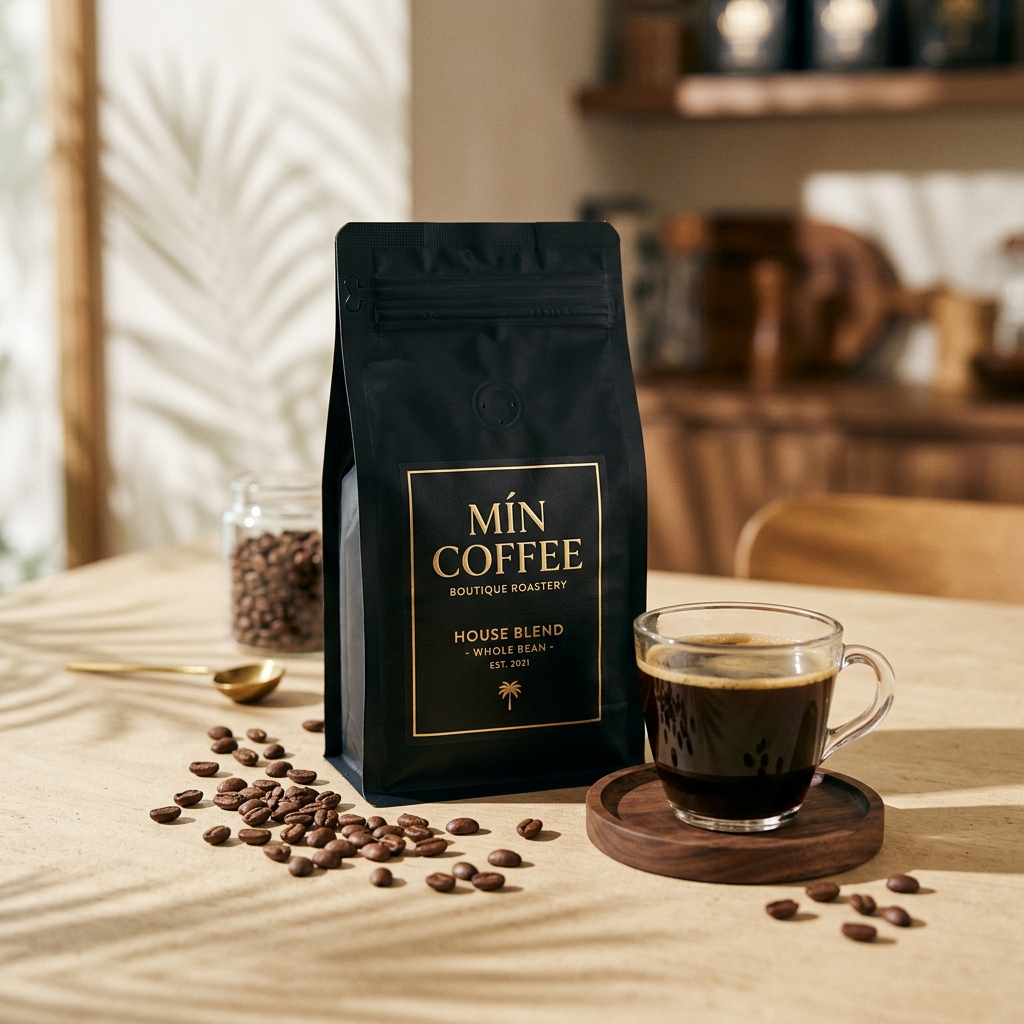 Mín Coffee Studio Display Mobile